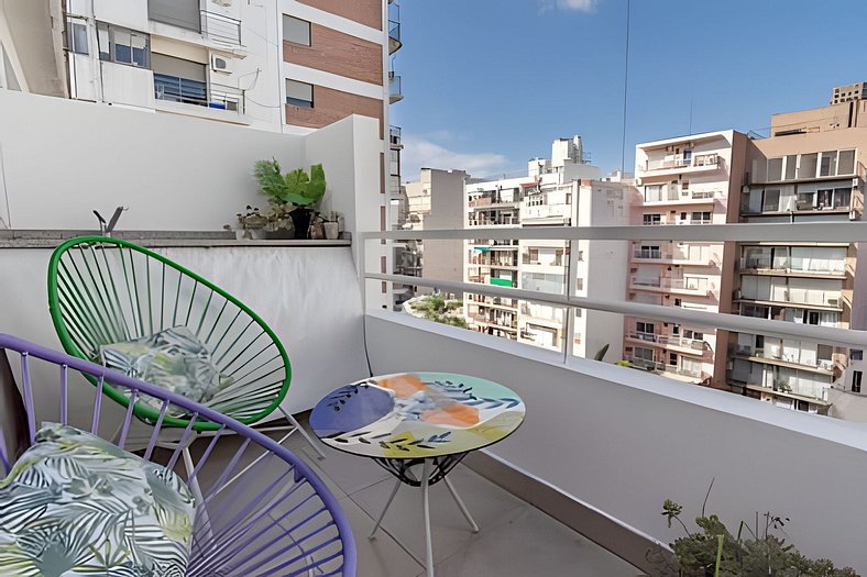 1BR Apt in the heart of Palermo w/ Pool & Laundry