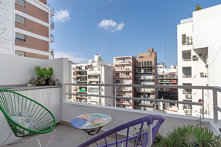 1BR Apt in the heart of Palermo w/ Pool & Laundry