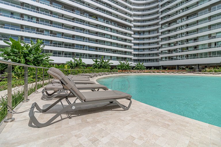 Amazing 1BR Apartment w/ Pool, Gym, Spa& Parking