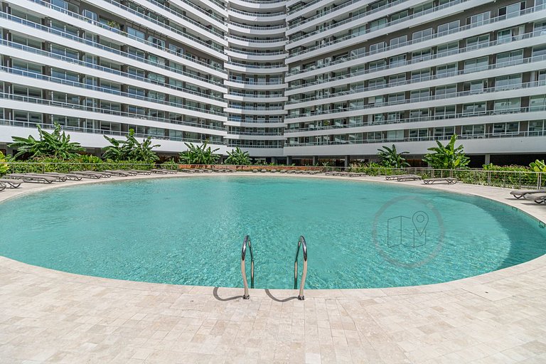 Amazing 1BR Apartment w/ Pool, Gym, Spa& Parking