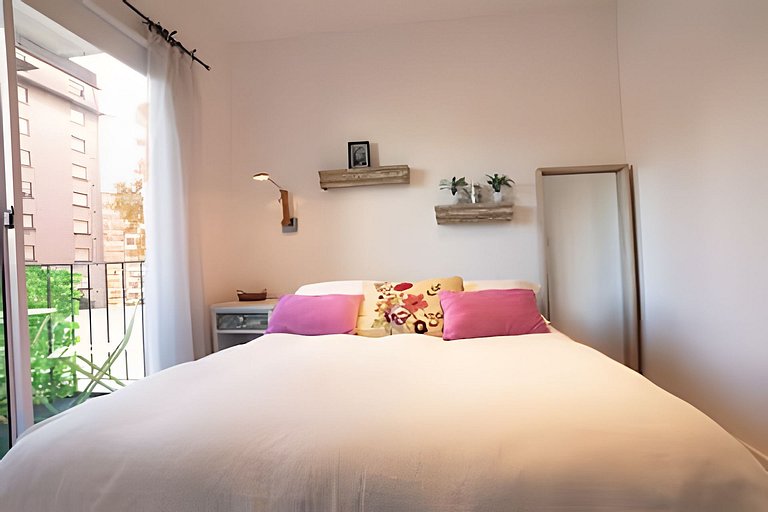 Cálido apartamento - Las Cañitas, Palermo c/balcón