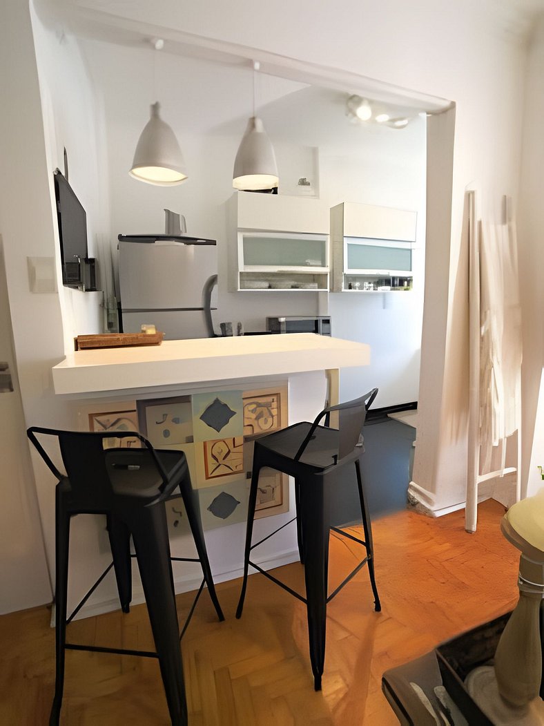 Cálido apartamento - Las Cañitas, Palermo c/balcón