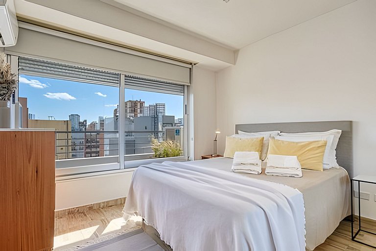 Sunny apt. in Nuñez/Belgrano w/ balcony & washer