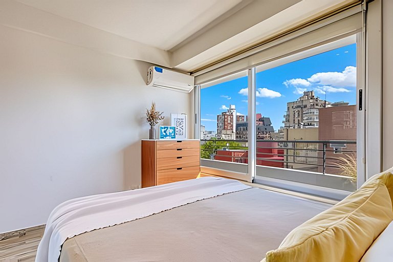 Sunny apt. in Nuñez/Belgrano w/ balcony & washer